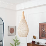 Bild in Gallery-Viewer laden, Woven Rattan Wood Plug-In Pendant Light