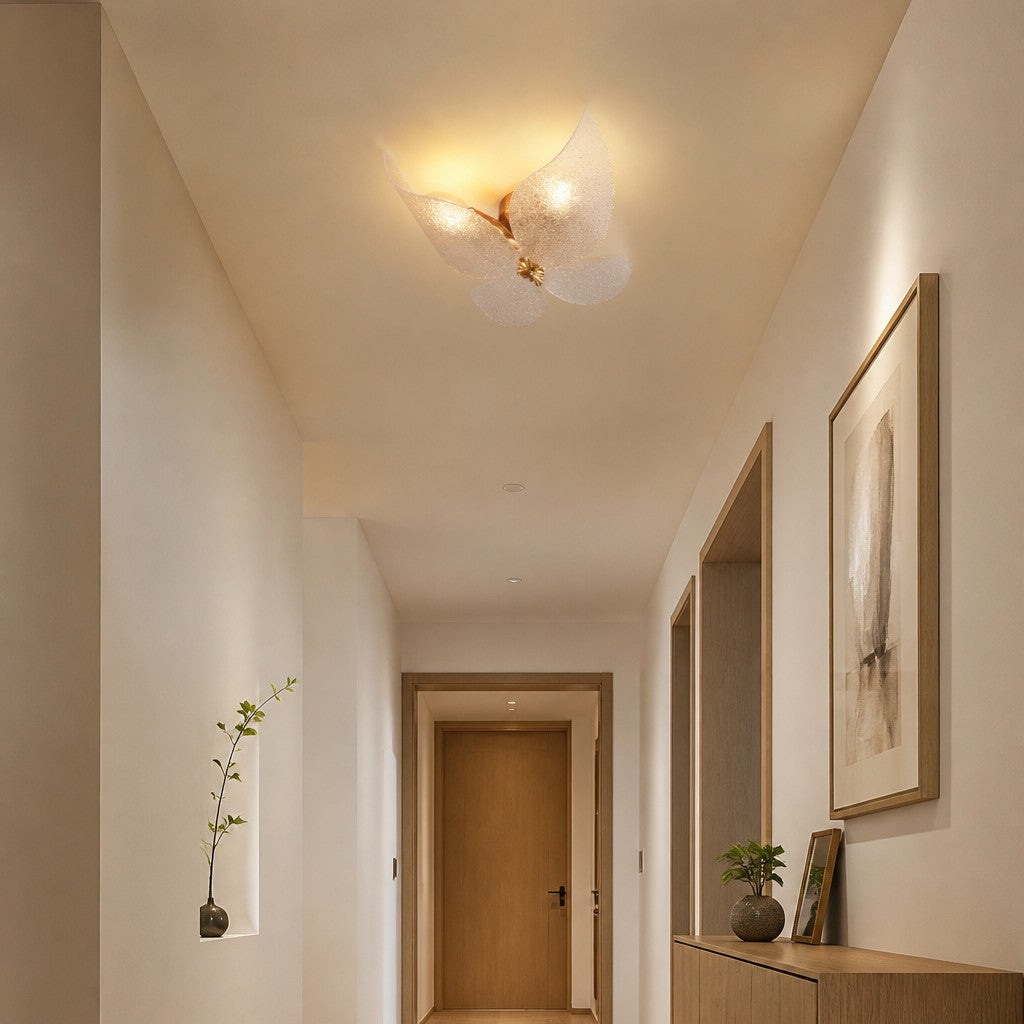 Lucenda Schmetterling dekorative Deckenlampe – Elegante Retro-Beleuchtung für Flur und Balkon