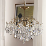 Load image into Gallery viewer, Vintage Sumptuous Teardrop Crystal Chandelier
