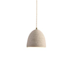 Bild in Gallery-Viewer laden, Textured Cement Gold Plug-In Swag Pendant