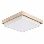 Cargar imagen en el visor de la Galería, Travertine Fabric Flush Mount Ceiling Light