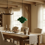 Load image into Gallery viewer, Koloro Modern Art-Inspired Curved Glass Pendant Fixture - Transitional Style Lighting for Living Spaces
