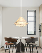Load image into Gallery viewer, White Fabric And Metal Plug-In Pendant