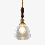 Charger l'image dans la visionneuse de galerie, Bubble Glass Brass Pendant Light