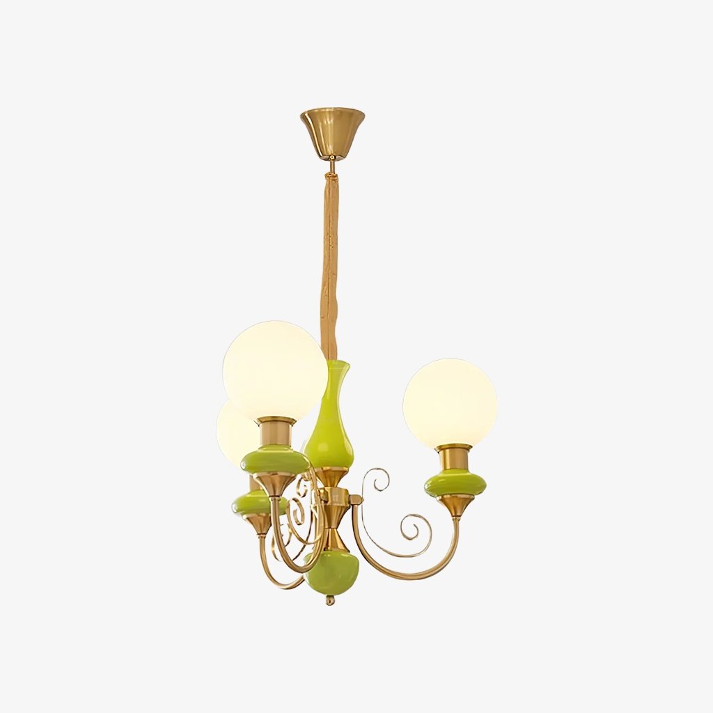 Lustre sphérique en pierre de luxe moderne Radiara, design sculptural en couches pour salon et hall d'entrée