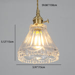 Load image into Gallery viewer, Traditional Japanese Brass Walnut Glass Ceramic Cylinder Conic Flower Bowl 1-Light Pendant Light For Dining Room
