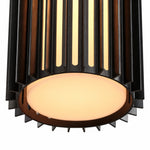 Cargar imagen en el visor de la Galería, Fluted Shade Square Plate Aluminium Outdoor Sconce