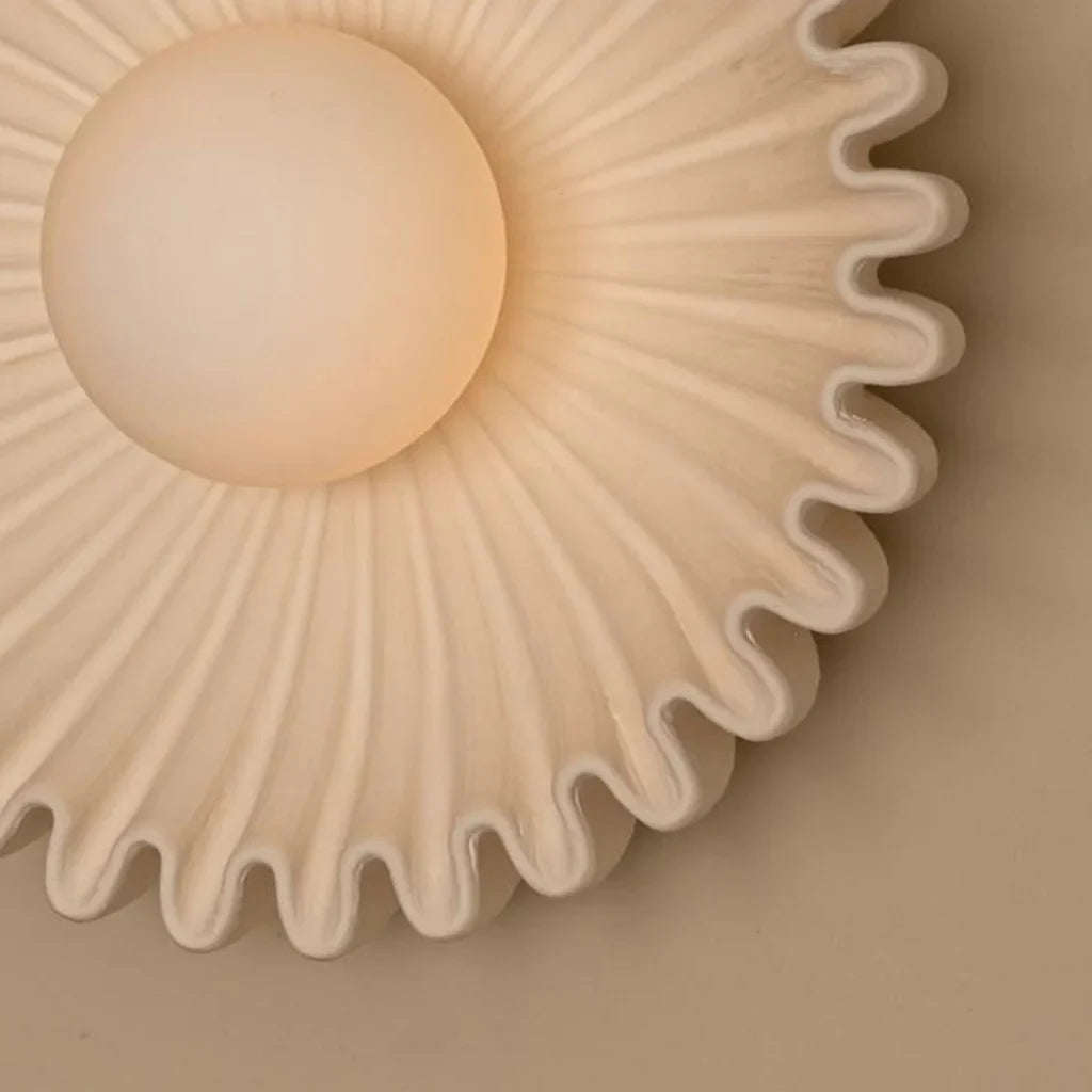 Glova Ceramic Petal Art Wall Light Nordic - Hallway Statement Light