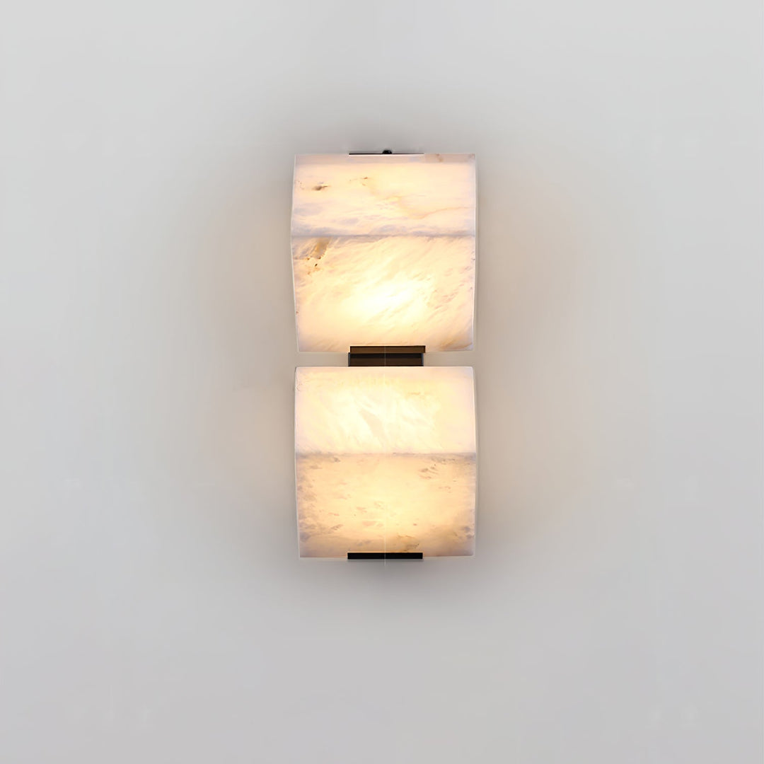 Modern Alabaster Wall Lamp – Minimalist Staircase Sconce for Hallway Corridor Lighting