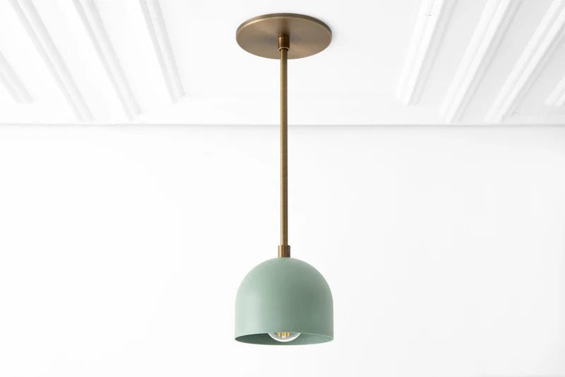 Suspension Farmhouse – Suspension Vanity avec dôme coloré