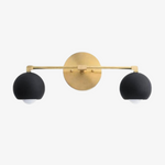 Load image into Gallery viewer, Metio Dome Decorative Vanity Light - Classic Orb Shade Bathroom Wall Lamp
