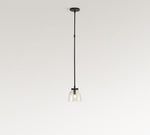 Load image into Gallery viewer, Auria Glass Dome Pendant Light – Clear Glass Elegance For Any Space
