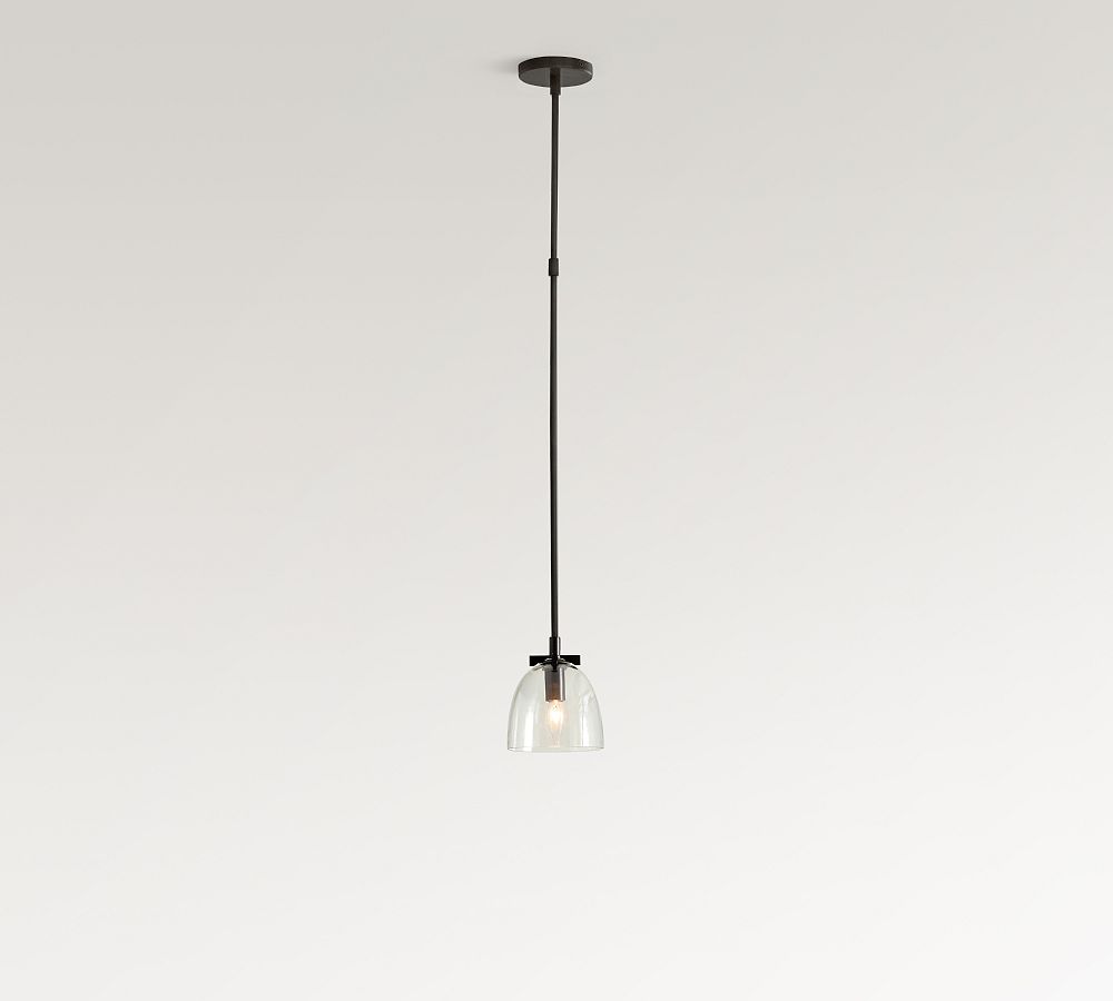 Auria Glass Dome Pendant Light – Clear Glass Elegance For Any Space