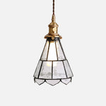 Load image into Gallery viewer, French country ripple glass light fixture