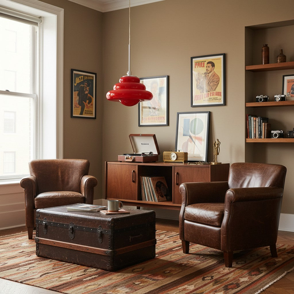 Suspension Cirren à couches - Verre moderne pour salons ou chambres