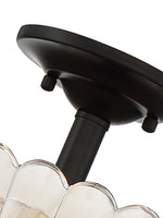 Load image into Gallery viewer, Vintage Glass Double Layer Floral Ceiling Lamp
