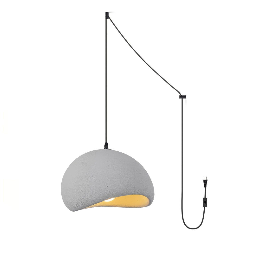 Sculptural Polystyrene Ceiling Pendant Light
