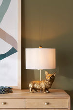 Cargar imagen en el visor de la Galería, Lámpara de mesa única Pawdia: lámpara decorativa de cerámica con forma de animal
