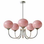 Cargar imagen en el visor de la Galería, Candelabro Moderno Marshmallow de Vidrio
