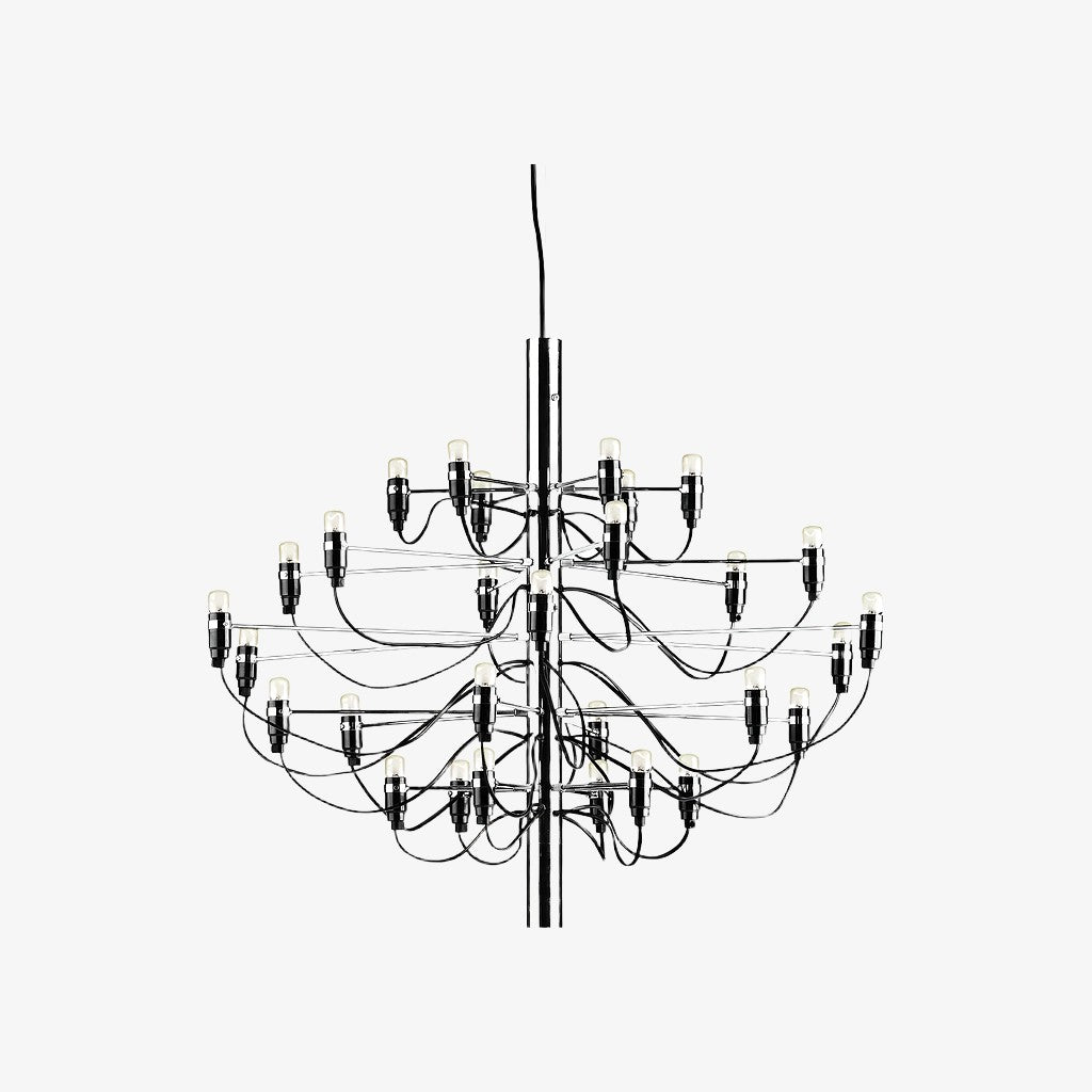 Tendrila Zeitgenössischer Mehrfachleuchter – Industrieinspirierte Metallaufhängung für Aufenthaltsräume N01