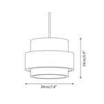 Bild in Gallery-Viewer laden, Travira Zylinder Travertin Pendelleuchte
