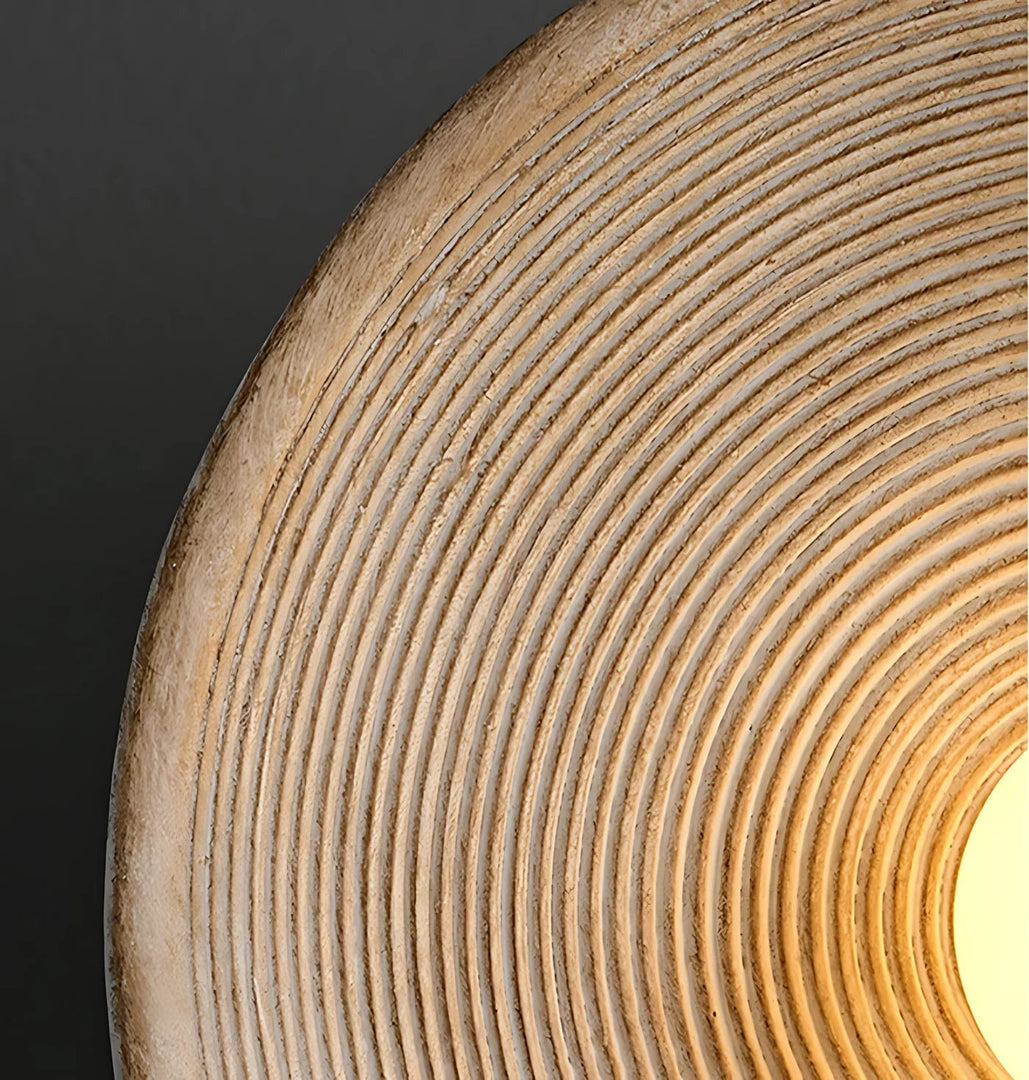 Retro Wabi Sabi Style Round Wall Light For Bedroom M44