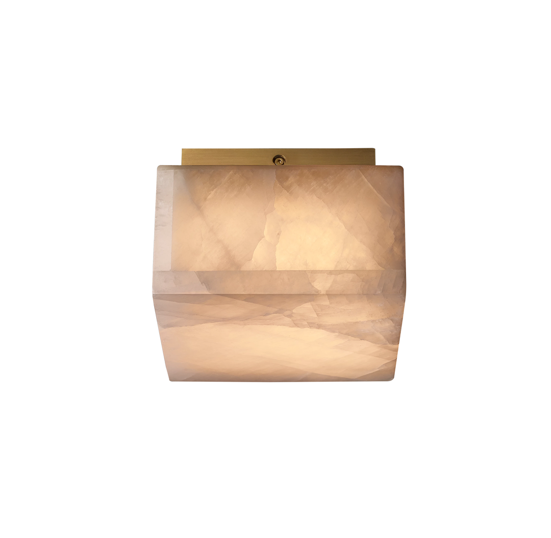 Luz de techo minimalista Rivage de alabastro