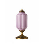 Bild in der Galerieansicht laden, Eloise Muschelschalen-Glasschirm Vintage-inspirierte Tischlampe für Schlafzimmer und Wohnzimmer Akzentbeleuchtung
