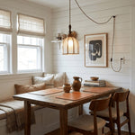 Bild in Gallery-Viewer laden, Colorful Decorative Glass Plug-In Swag Pendant