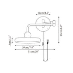Cargar imagen en el visor de la Galería, Lámpara de Pared con Enchufe Karlin