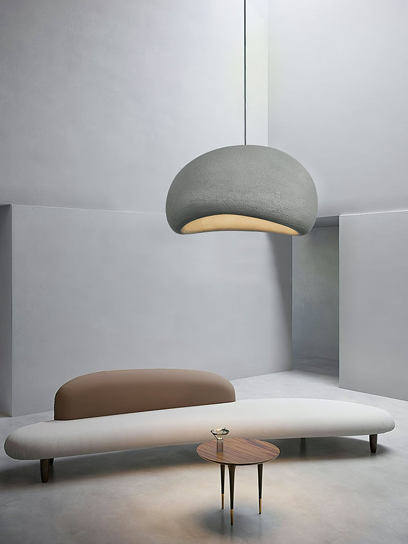 Sculptural Polystyrene Ceiling Pendant Light