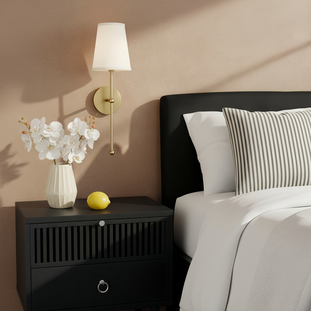 Meshara Wandleuchte - Moderne Metallleuchte für Wohnzimmer