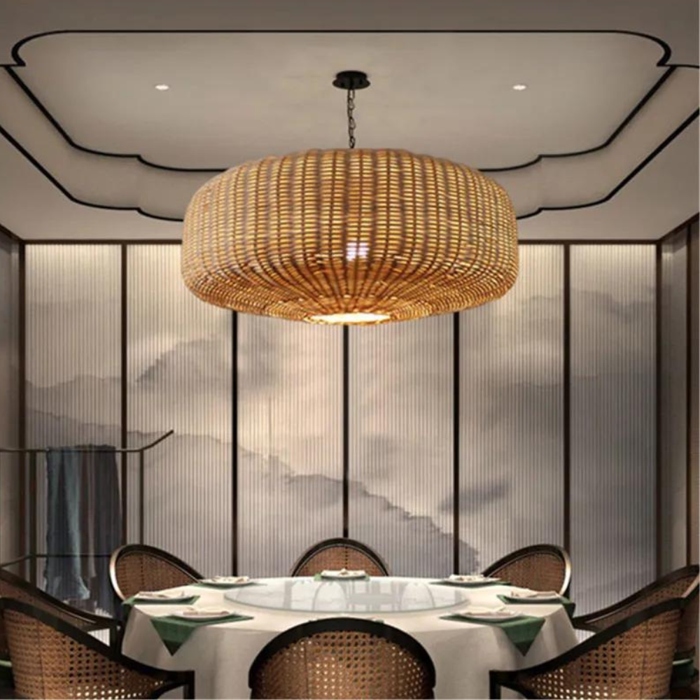Lustre tressé brillant