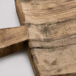 Cargar imagen en el visor de la Galería, Close detail of reclaimed wood tray rim and handle