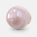 Load image into Gallery viewer, Blush pink ceramic cabinet knob side detail
