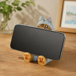 Cargar imagen en el visor de la Galería, Wooden animal phone stand scene view