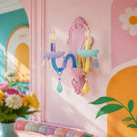 Cargar imagen en el visor de la Galería, two-head colorful wall sconce in a pastel children room