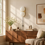 Charger l'image dans la visionneuse de galerie, Orange glass wall sconce in a living room