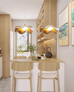 Bild in Gallery-Viewer laden, Leaf Vein Glass Plug-In Pendant Lamp