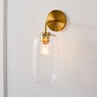 Load image into Gallery viewer, Lumivelle Pebble Sconce - Stylish Wall Light - Glass &amp; Metal, Energy Efficient
