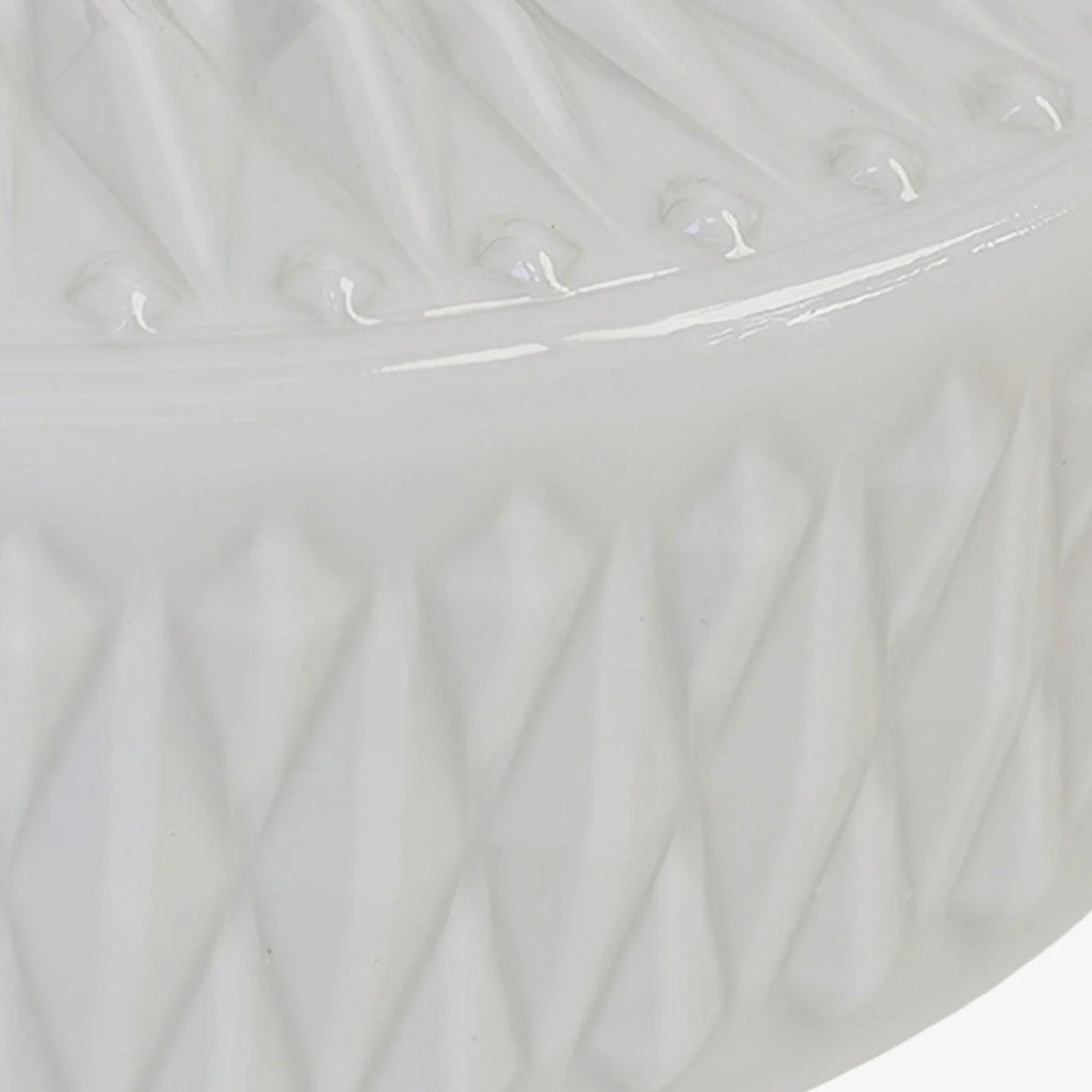 Plafonnier minimaliste Mistaro en verre - Design affleurant pour salon et chambre