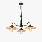 Bild in Gallery-Viewer laden, Green Enamel Industrial Chandelier