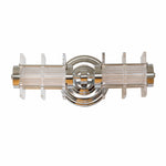 Bild in Gallery-Viewer laden, Horizontal Bar Clear Acrylic Chrome wall lamp SKU image