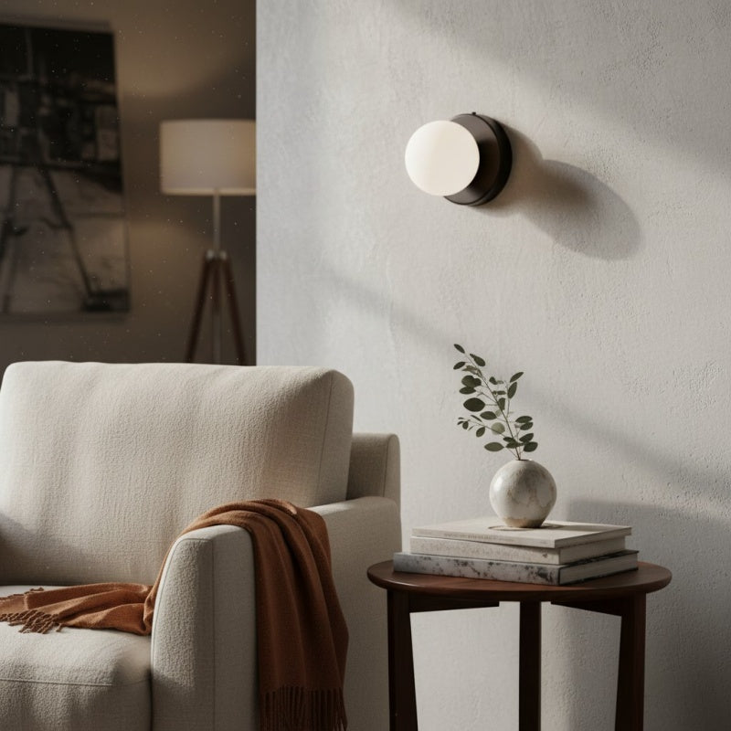 Lampe murale douce Nuevola style moderne - Utilisation salon chambre