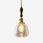 Charger l'image dans la visionneuse de galerie, Bubble Glass Brass Pendant Light