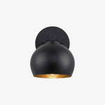Charger l'image dans la visionneuse de galerie, Auruca Globe Wall Light Bellflower Inspired Shape - Minimalist Metal Glass Sconce for Living Room