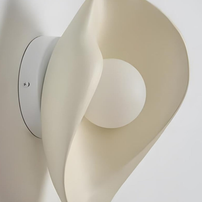 Goviena Modern Cocoon-Shaped Wall Sconce – Minimalist Decorative Wall Lamp for Bedroom and Hallway