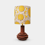 Bild in Gallery-Viewer laden, Sunflower patterned ceramic table lamp