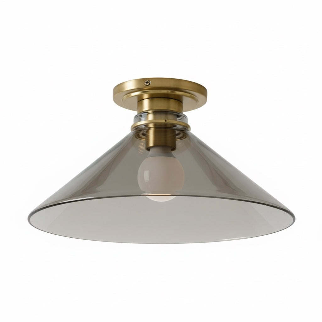 Aurenza Modern Industrial Flush Mount – Elegant Ceiling Lamp for Residential Interiors