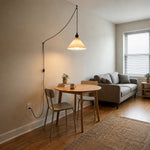 Charger l'image dans la visionneuse de galerie, Pleated Ceramic Plug-In Swag Pendant